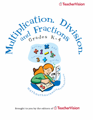 Multiplication, Division, & Fractions Printable Book (K-4)