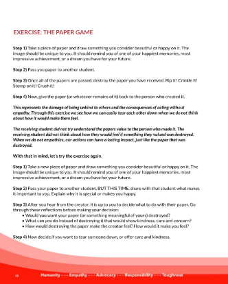 Exercise: The Paper Game