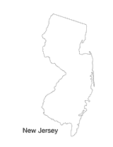 New Jersey State Map