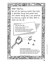 Describing Letter to Parents