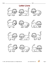 Letter Lions