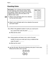 Counting Coins (Gr. 3)