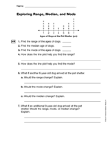 Exploring Range, Median, and Mode (Gr. 4)