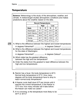 Temperature (Gr. 4)