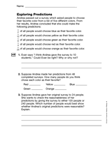 Exploring Predictions (Gr. 4)