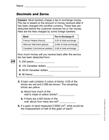 Multiplication: Decimals and Zeros (Gr. 5)