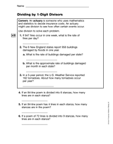 Dividing by 1-Digit Divisors (Gr. 5)