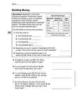Dividing Money (2-Digit Divisors) (Gr. 5)