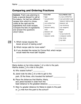 Comparing and Ordering Fractions (Gr. 5)