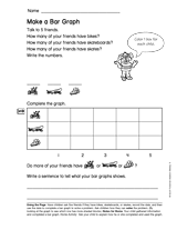 Make a Bar Graph (Gr. 1)