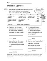 Two-Digit Math: Choose an Operation (Gr. 1)