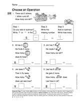 Choose an Operation (Gr. 1)