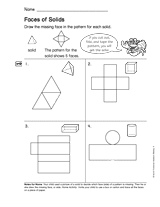 Faces of Solids (Gr. 1)