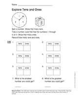 Explore 10's and 1's (Gr. 1)