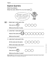 Explore Quarters (Gr. 1)