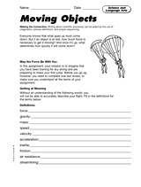 Science and Language Arts: Moving Objects