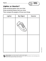 Explore Activity: Lighter or Heavier