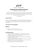 Exploring the Conflict Continuum