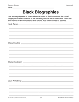 Black Biographies