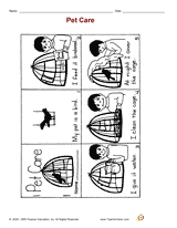 Pet Care Mini-Book about Birds
