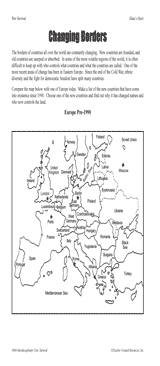 Changing Borders