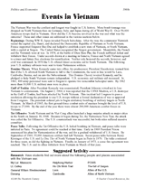 Events in the Vietnam War