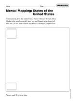 Mental Mapping: States