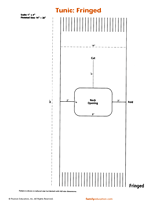 Fringed Tunic Costume Pattern