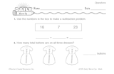 Math Warm-Up 59 for Gr. 1 & 2: Operations