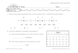 Math Warm-Up 130 for Gr. 3 & 4: Measurement & Geometry