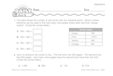 Math Warm-Up 76 for Gr. 3 & 4: Operations