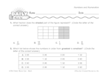 Math Warm-Up 25 for Gr. 5 & 6: Numbers and Numeration