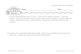 Math Warm-Up 191 for Gr. 5 & 6: Graphs, Data & Probability