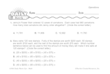Math Warm-Up 83 for Gr. 5 & 6: Operations