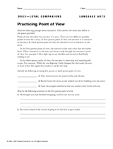 Practicing Point of View
