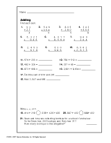 Adding Multi-Digit Numbers