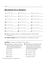 Multiplying with Three numbers