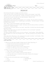 Historical Fiction Reading Warm-Up: Dream Big, Dr. King