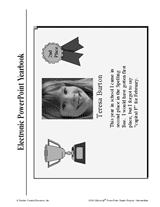 Digital Yearbook: Example Slide & Student Planning Page