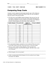 Comparing Soap Costs