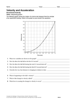 Activity: Velocity and Acceleration