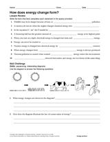 How Does Energy Change Form?