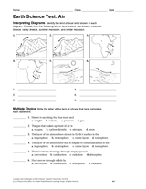 Earth Science Test: Air