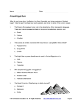 Ancient Egypt Quiz