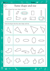 Same Shape and Size (Grade 2)