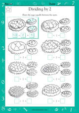 Dividing by 2 (Grade 2)