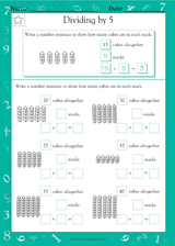 Dividing by 5 (Grade 2)