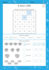 4 Times Table (Gr. 3)