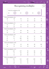 Recognizing Multiples of 6-12