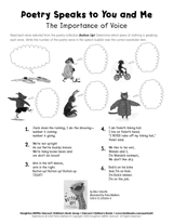 Button Up! Poetry Worksheet
